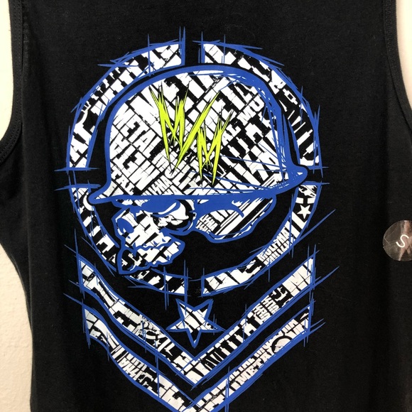 NWT METAL MULISHA GAME GRAPHIC TOP S - Picture 2 of 5
